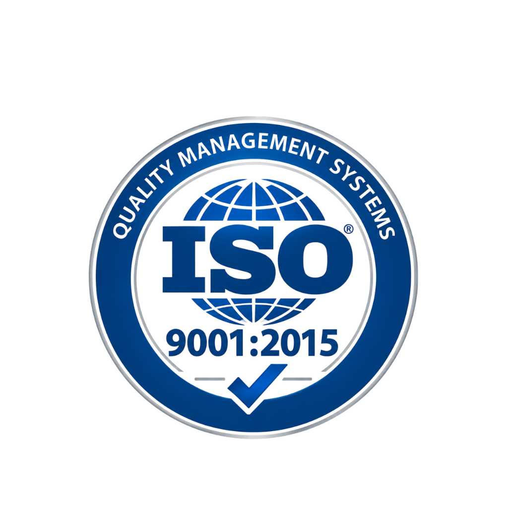 ISO 9001:2015 Quality Management Systems certification